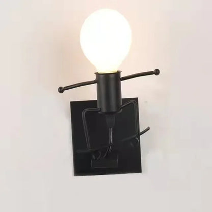 RobotLjus - Modern Vägglampa för Barnrum