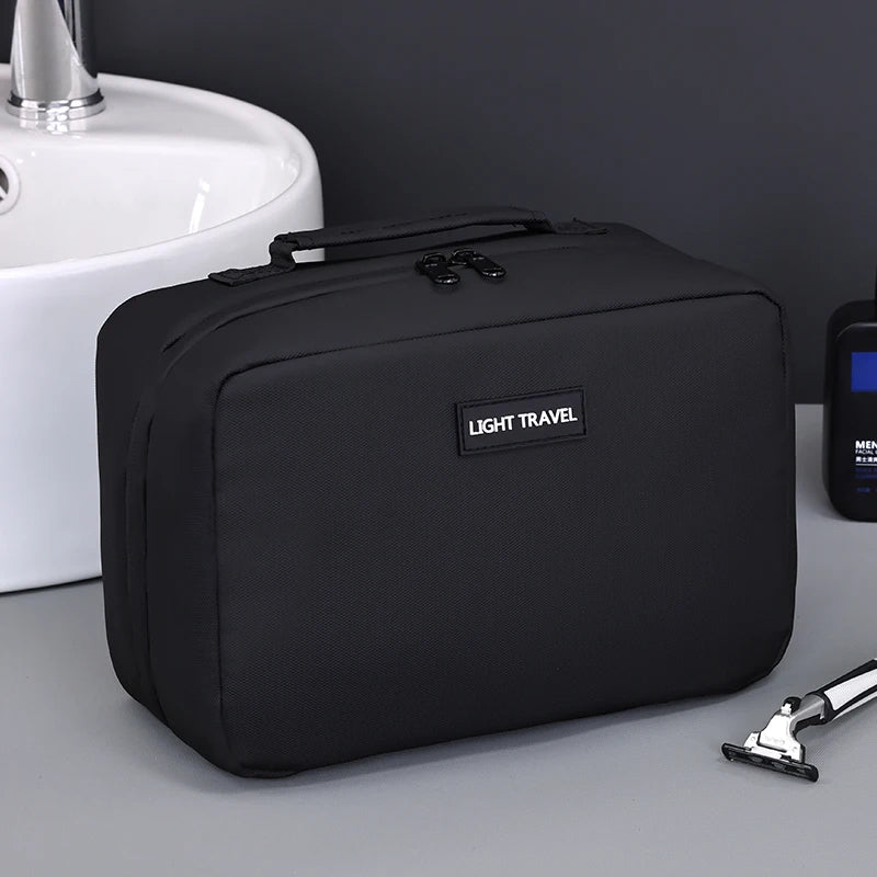 Carvallo Herr Kulturväska Resa | 24×16×11 cm | Vattentålig & Rivfest | Med bärhandtag & Mycket förvaring