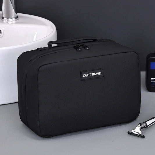 Carvallo Herr Kulturväska Resa | 24×16×11 cm | Vattentålig & Rivfest | Med bärhandtag & Mycket förvaring