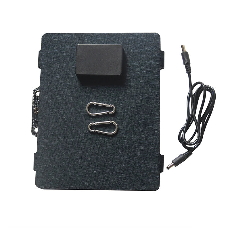 Carvallo Flex Fällbart Solpanel Laddare | 30W / 60W | IPX6 vattentålig | USB & Typ-C Utgångar | För Utomhus, Camping & Nödkraft