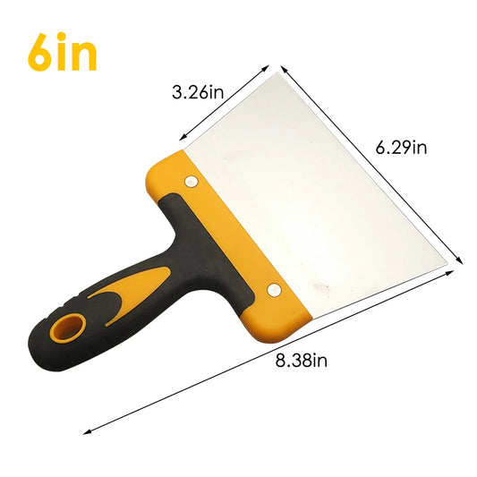 Carvallo Steel Degskrapa Pizzakniv Tårtspatel Bageri Utrustning Beläggnings Spatel för Choklad