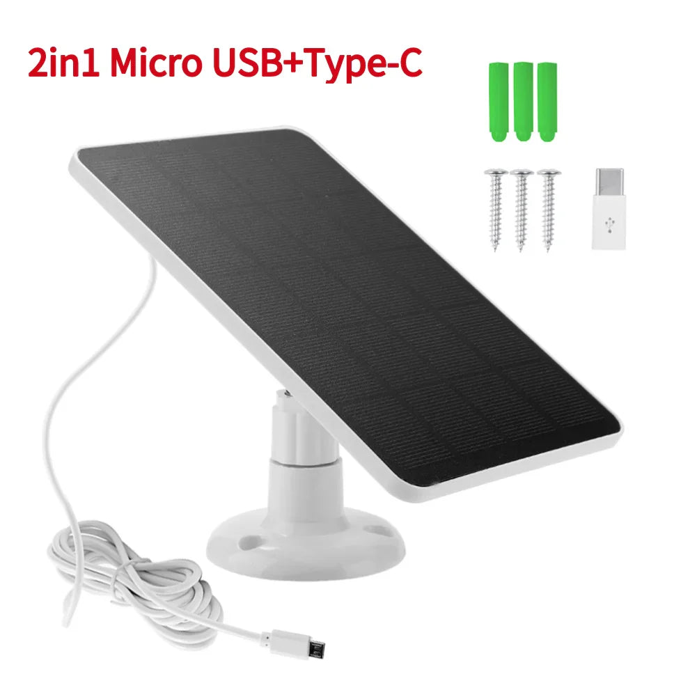 Carvallo Micro 10W Solpanel | Monokristallin | IPX6 Vattentät | Micro-USB | För kameror, belysning & små solarsystem