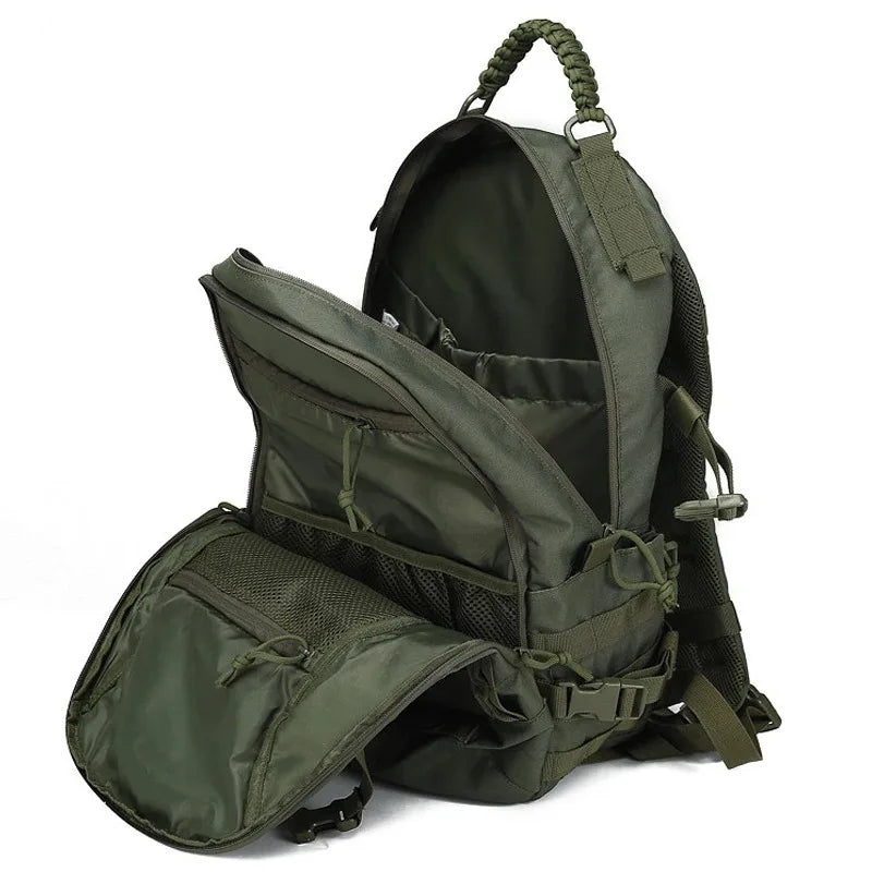 Carvallo 35 L Vandring ryggsäck Herr | Taktisk trekking ryggsäck 48 × 33 × 22 cm | Utomhus camping, fiske, jakt & sport med MOLLE-system