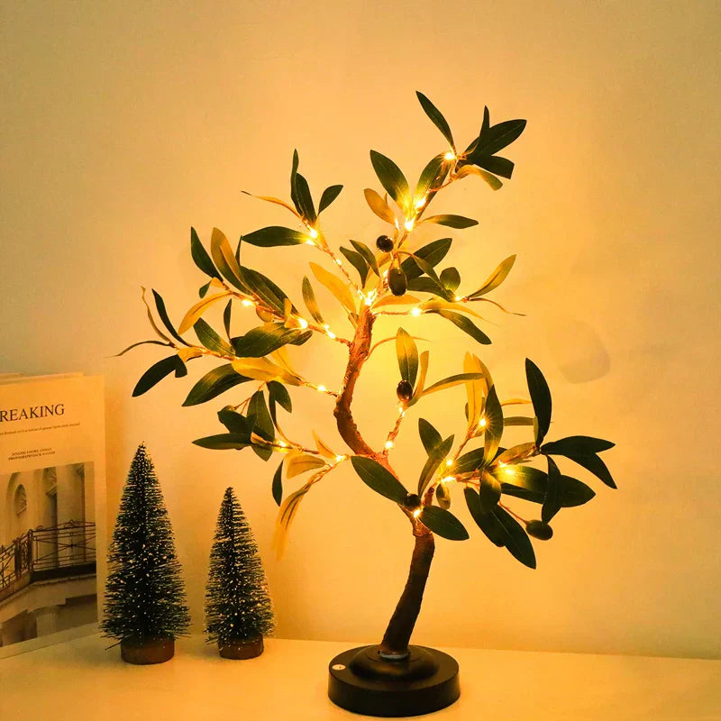 LumiTree - LED Golvslampa med Avtagbar Bas – Stämningsfull Belysning för Vardagsrum och Sovrum