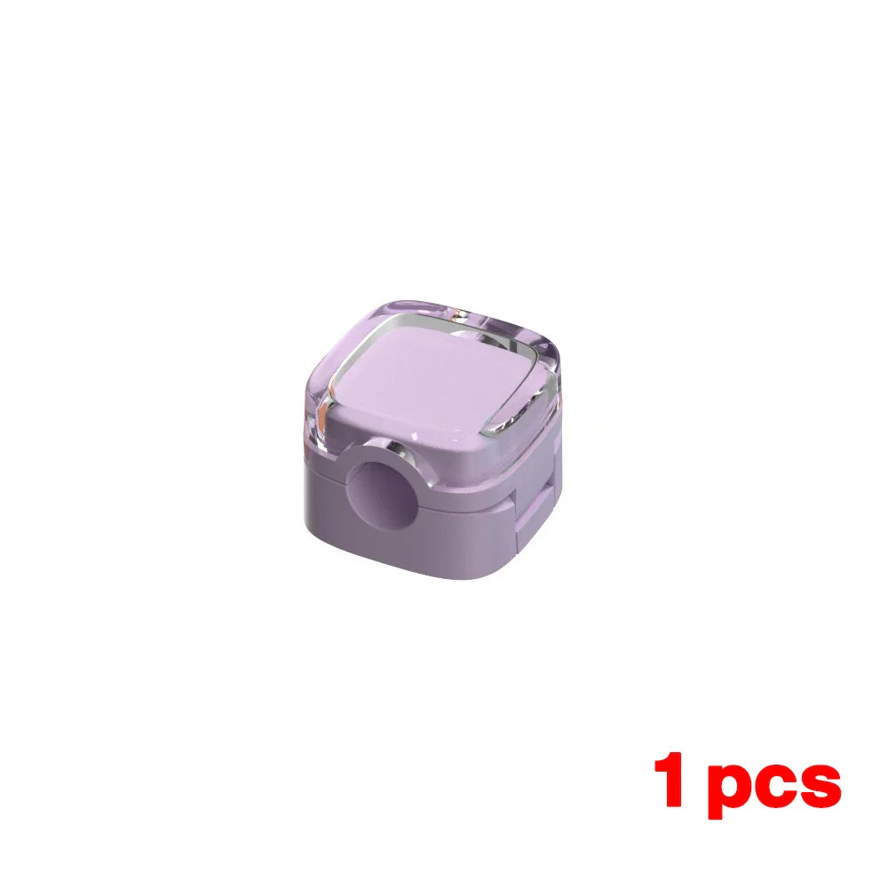 Carvallo Kabelhalter | Magnetisk kabelføring for skrivebord & vegg | Selvklebende & transparent | For data- & audiokabler