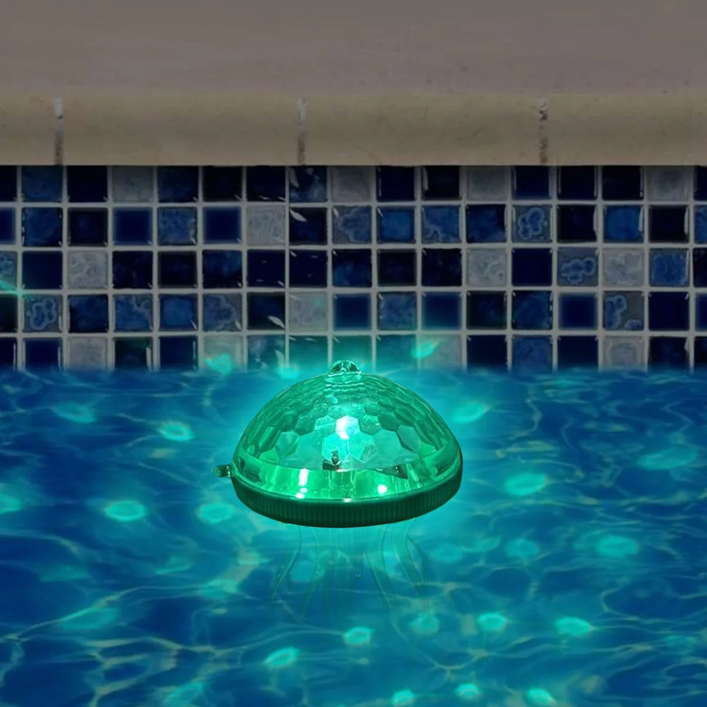 Carvallo Solar Medusa-Lampa för Pool & Trädgård | RGB Färgväxlare | Uppladdningsbar & Vattentät | Hängande Ljus för Fest & Dekor