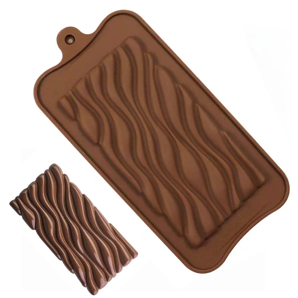 Carvallo Silikonform | 3D-chokladform i Dubai-design | Tunna plattor & fondant | För praliner, dekoration & bakverk