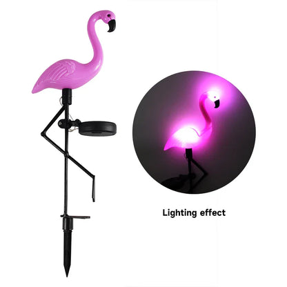 Flamoré GardenGlow Solar Flamingo Garden Light | Waterproof &amp; Decorative | Pink | For Yard, Terrace &amp; Path Lighting