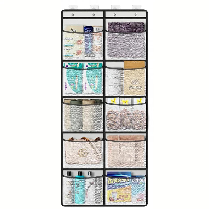 Carvallo hängende organizer Storiva PocketMax | Med 5 stora fack | Hänghylla för Carvallo & garderob | Grå | Platsbesparande förvaring