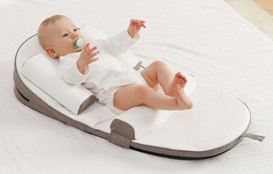 Anti-Reflux &amp; Anti-Roll Baby Lounger