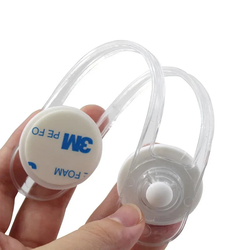 Carvallo Kids Barnsäkerhetsset | 5× säkerhetslås transparent | För lådor, kylskåp & skåpdörrar | 16,5 × 3,5 cm