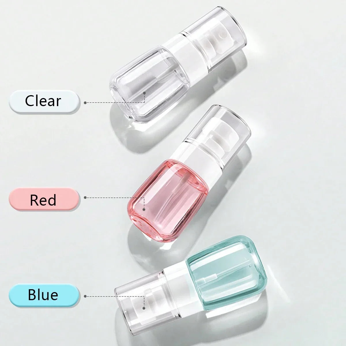 Carvallo Reseflaske | Refillbar | PETG | 30/60/100 ml | Transparent eller Rosa