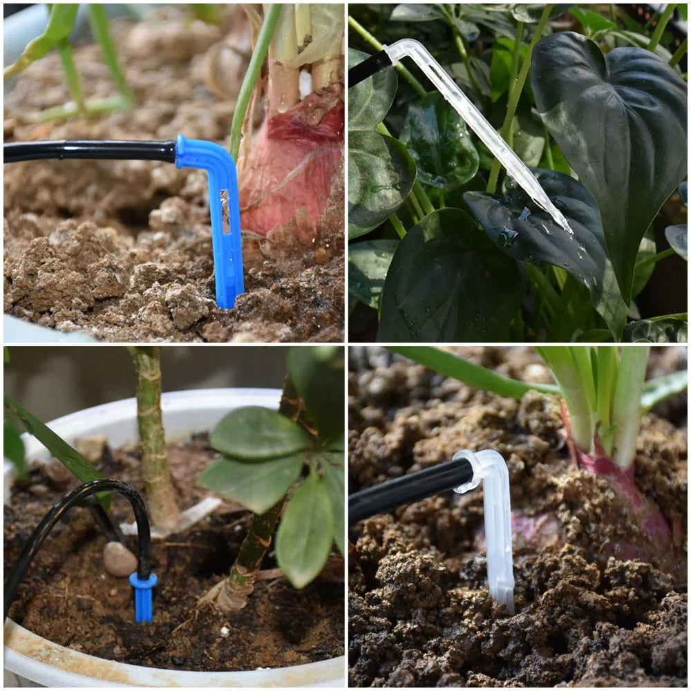 Carvallo Cross Connector | 2-Way Arrow Connection | For 3 mm & 5 mm Hoses | Drip Irrigation Systems