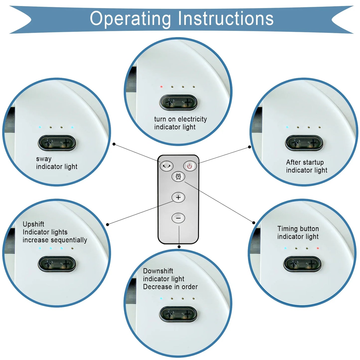 Royallure Bärbar Fällbar Fläkt 6000mAh Uppladdningsbar Tyst Golv- och Utomhusbruk