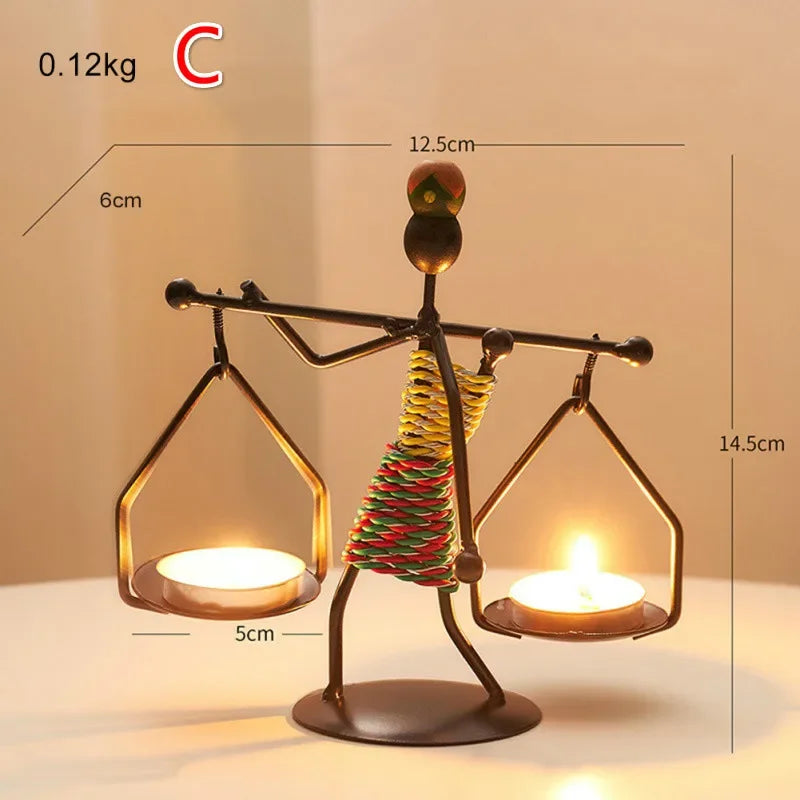 Carvallo – Lyxig Ljusstake med Äkta Vintage Charm