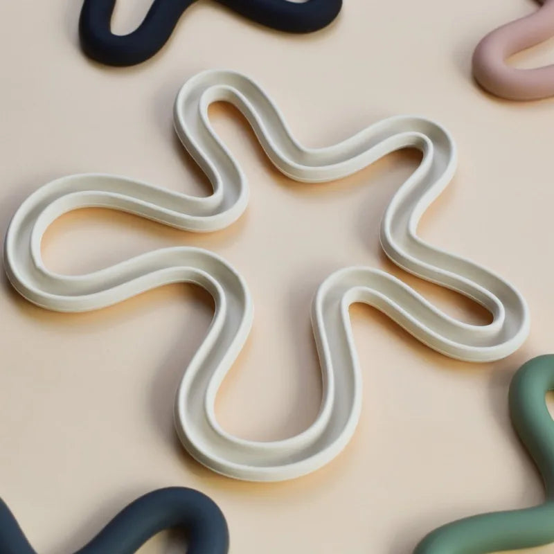 Carvallo-underlägg HexaGrip | Geometrisk design | Värmebeständig & halkfri | 16,5 cm | För grytor, koppar & skålar