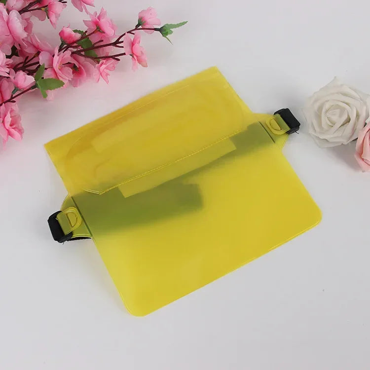 Carvallo Höftväska AquaSafeX | 3-faldig försegling | Transparent Dry Bag för smartphone & värdesaker | Justerbart band