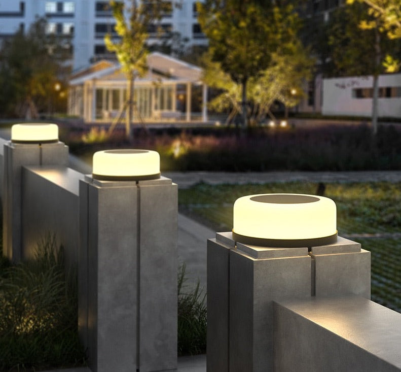 Carvallo-vägglampa LumaSteel | Med skymningssensor | Rostfritt stål & Aluminium | IP65 Väderbeständig | LED Varmvit