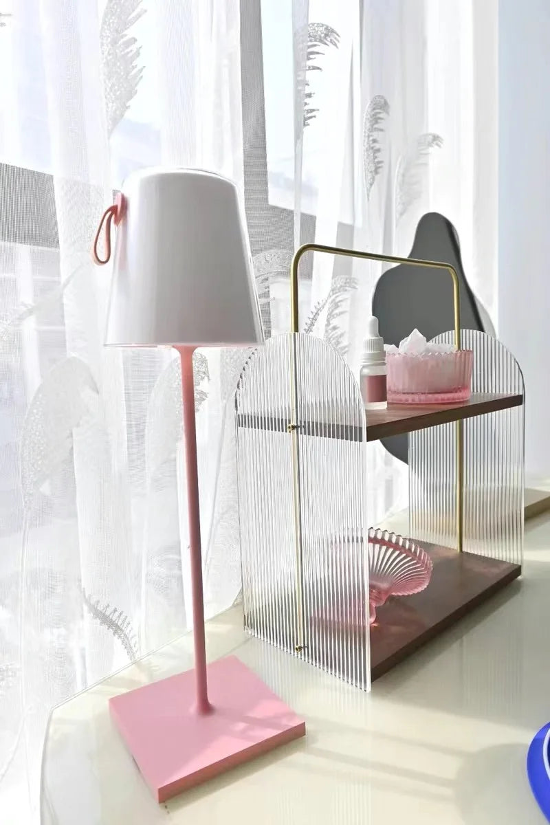 GlowTouch - Vattentät RGB Bordslampa, Bärbar LED Lampa