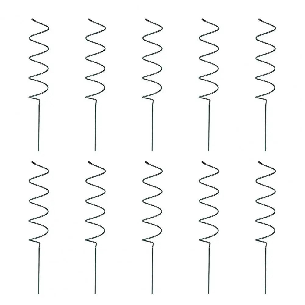 Carvallo Rankstänger Tomater Spiralstänger 10-pack | 40 cm längd | Väderbeständiga & Stabil | För klättrande växter & grönsaker