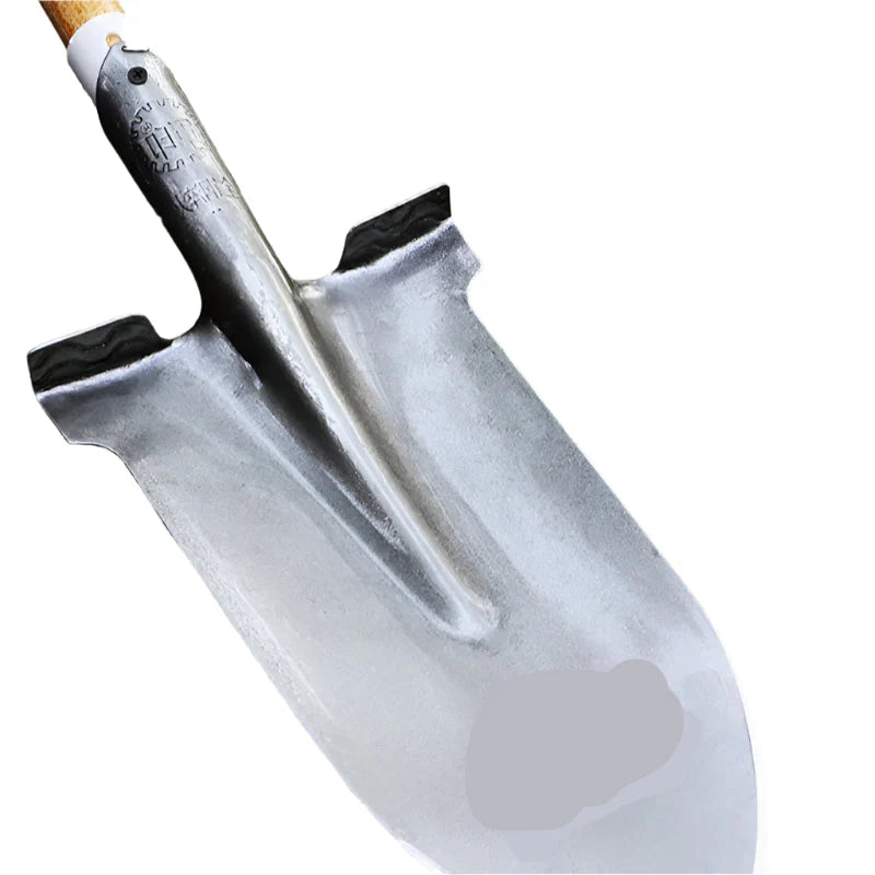 Carvallo Vollstålspade i manganstål | Härdad & Extra Tjock | För jordarbete, plantering & rotgrönsaker – Proffs-trädgårdsskyffel