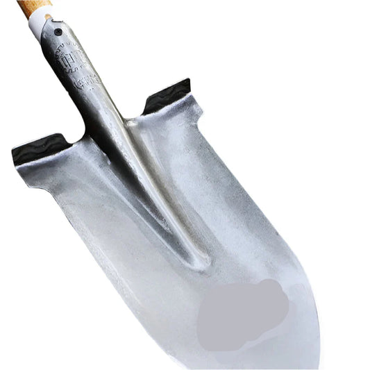 Carvallo Vollstålspade i manganstål | Härdad & Extra Tjock | För jordarbete, plantering & rotgrönsaker – Proffs-trädgårdsskyffel