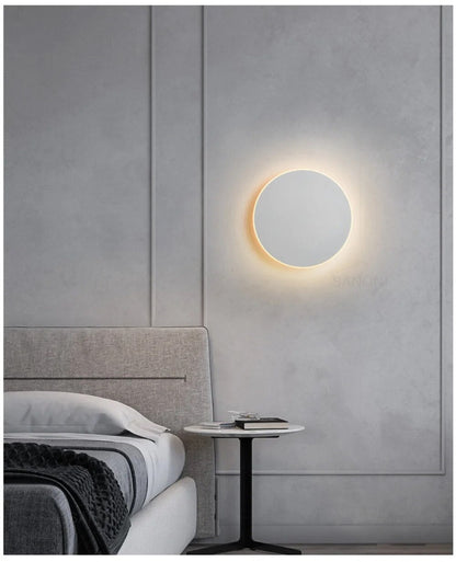SleekGlow - Modern Rund LED Vägglampa