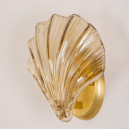 Elegant Shell Vägglampa – Kustinspirerad Sconce för Strandiga Vibes
