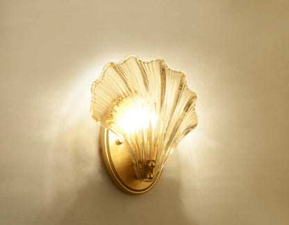 Elegant Shell Vägglampa – Kustinspirerad Sconce för Strandiga Vibes