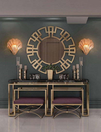 Elegant Shell Vägglampa – Kustinspirerad Sconce för Strandiga Vibes