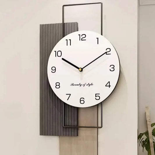 Silent Wall Clock | Stylish Bamboo & Wood | Small & Large Options | Brick by Brick