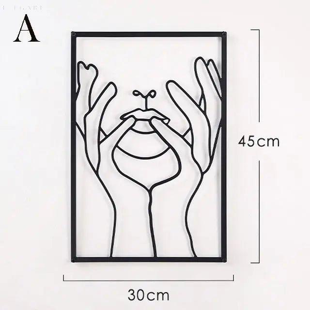 Silhuett - Nordisk Väggkonst i Metall