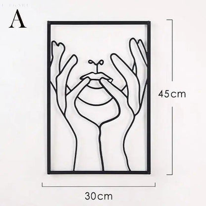 Silhuett - Nordisk Väggkonst i Metall
