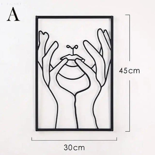 Silhuett - Nordisk Väggkonst i Metall