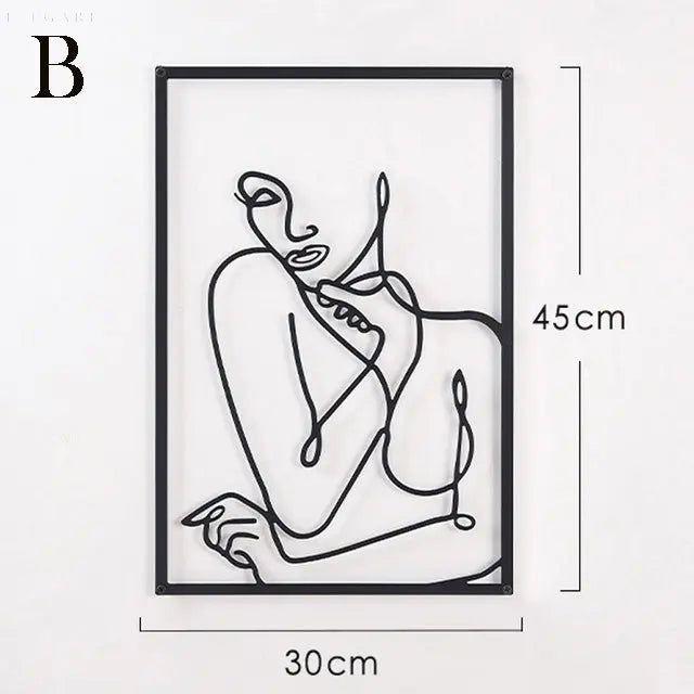 Silhuett - Nordisk Väggkonst i Metall