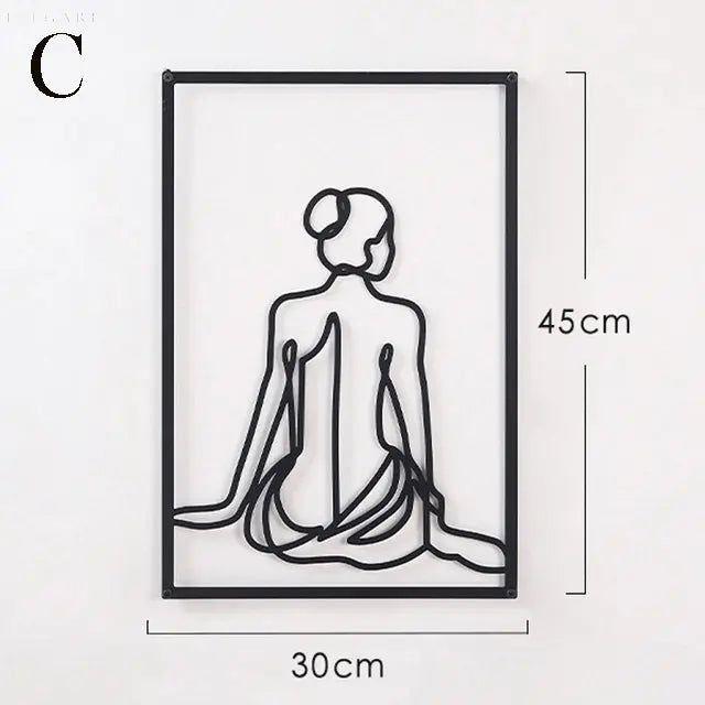 Silhuett - Nordisk Väggkonst i Metall