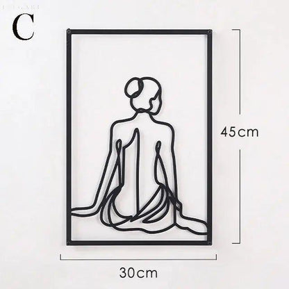 Silhuett - Nordisk Väggkonst i Metall