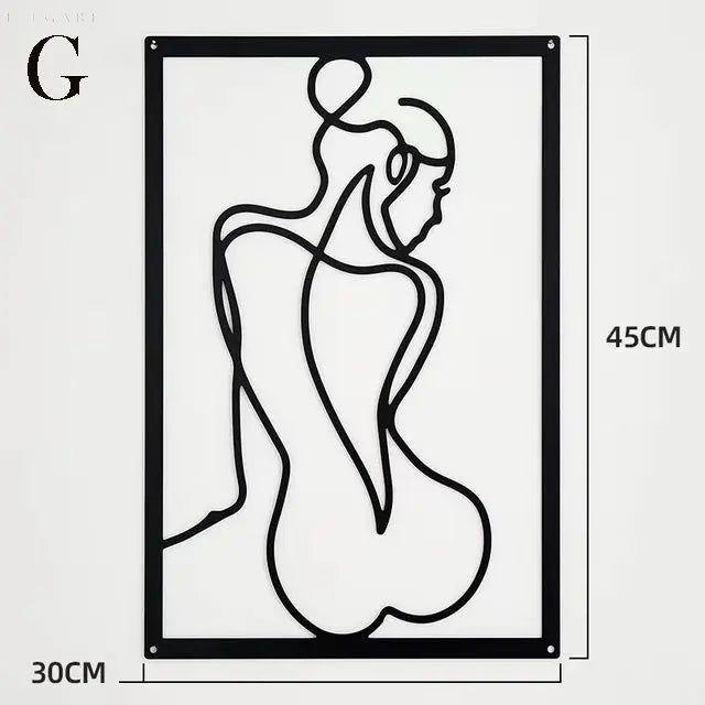 Silhuett - Nordisk Väggkonst i Metall