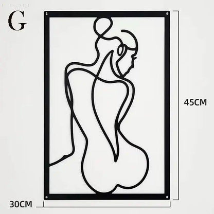 Silhuett - Nordisk Väggkonst i Metall