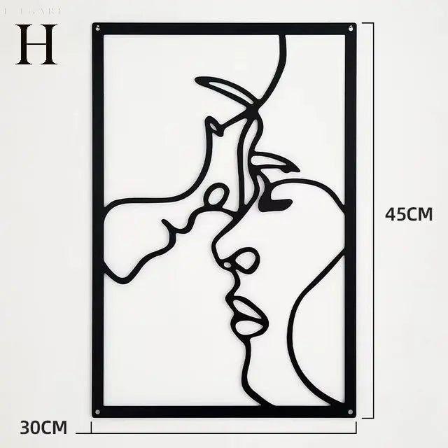 Silhuett - Nordisk Väggkonst i Metall