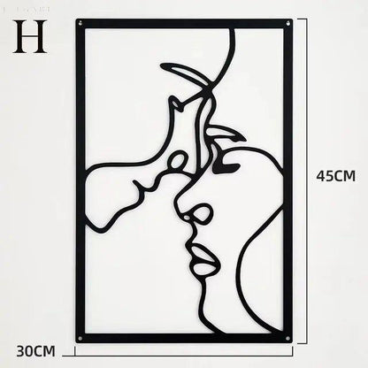 Silhuett - Nordisk Väggkonst i Metall