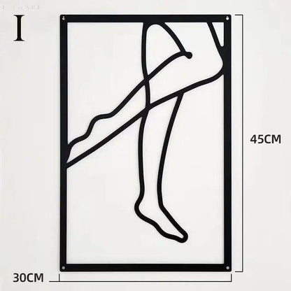 Silhuett - Nordisk Väggkonst i Metall