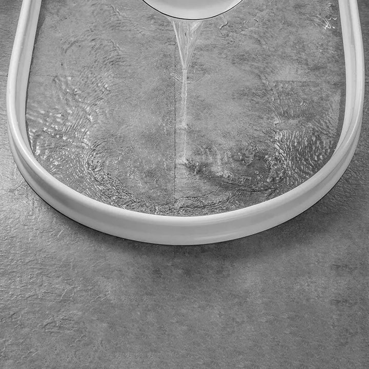 Vattenavvisande silikonbarriär för duschar