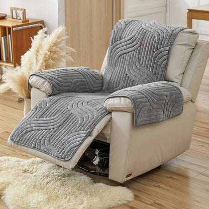 Silven Plush Förstärkt Antisklid Recliner Soffa Täcke