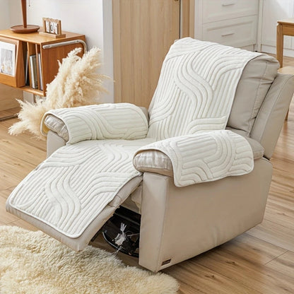 Silven Plush Förstärkt Antisklid Recliner Soffa Täcke