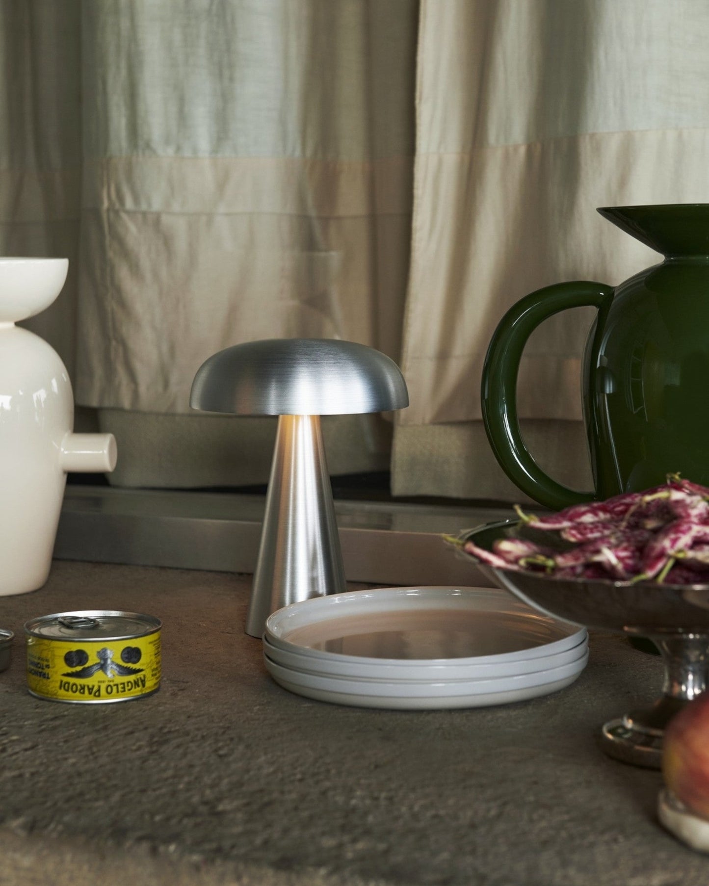 Carvallo – Uppladdningsbar Bordslampa med 1800mAh Batteri, USB-C och 3 Ljuslägen