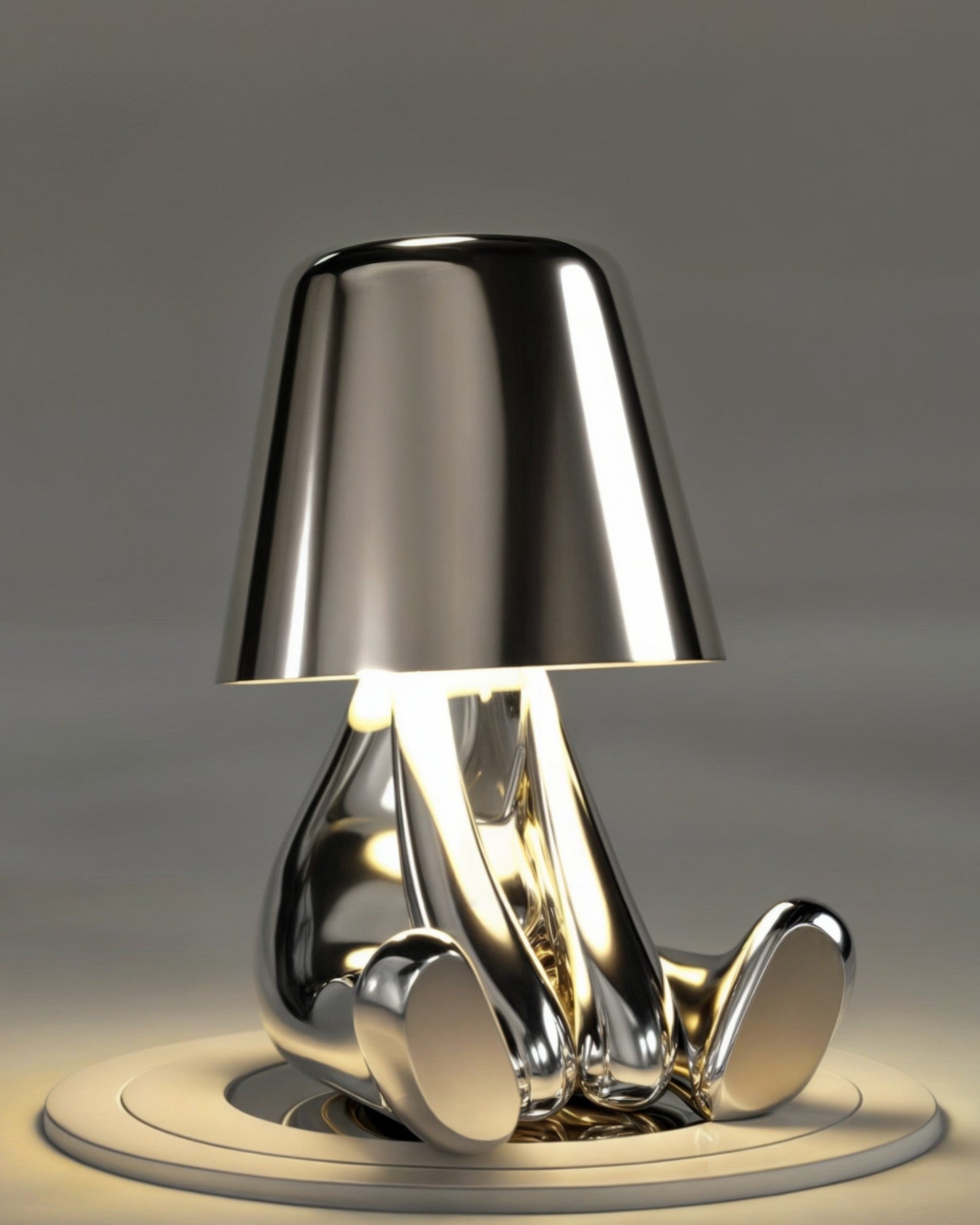 Carvallo – Guld-färgad USB-laddningsbar bordslampa, dimbar och kompakt