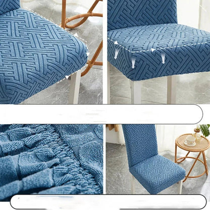 Silvra Elastisk Galler Matstolsöverdrag