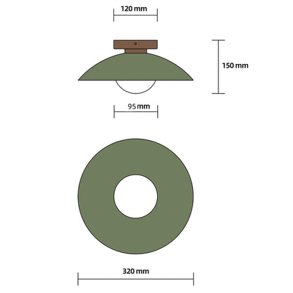 Enkel Rund Infälld Taklampa