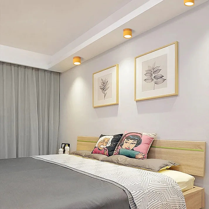 Minimalistisk Skandinavisk Cylinder LED Takarmatur